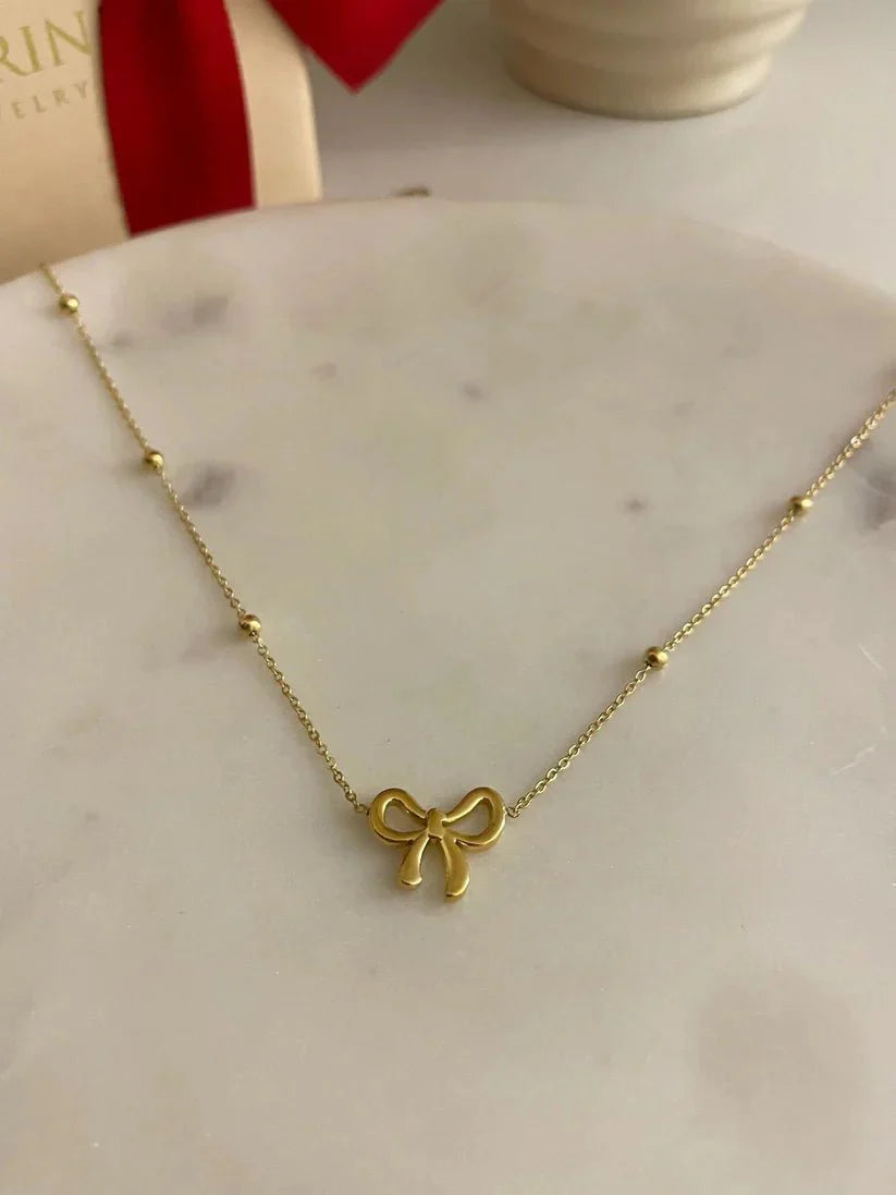 Ribbon Necklace - Jewel Glimpse