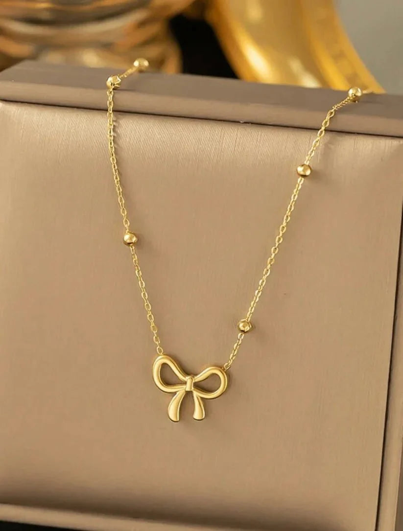 Ribbon Necklace - Jewel Glimpse